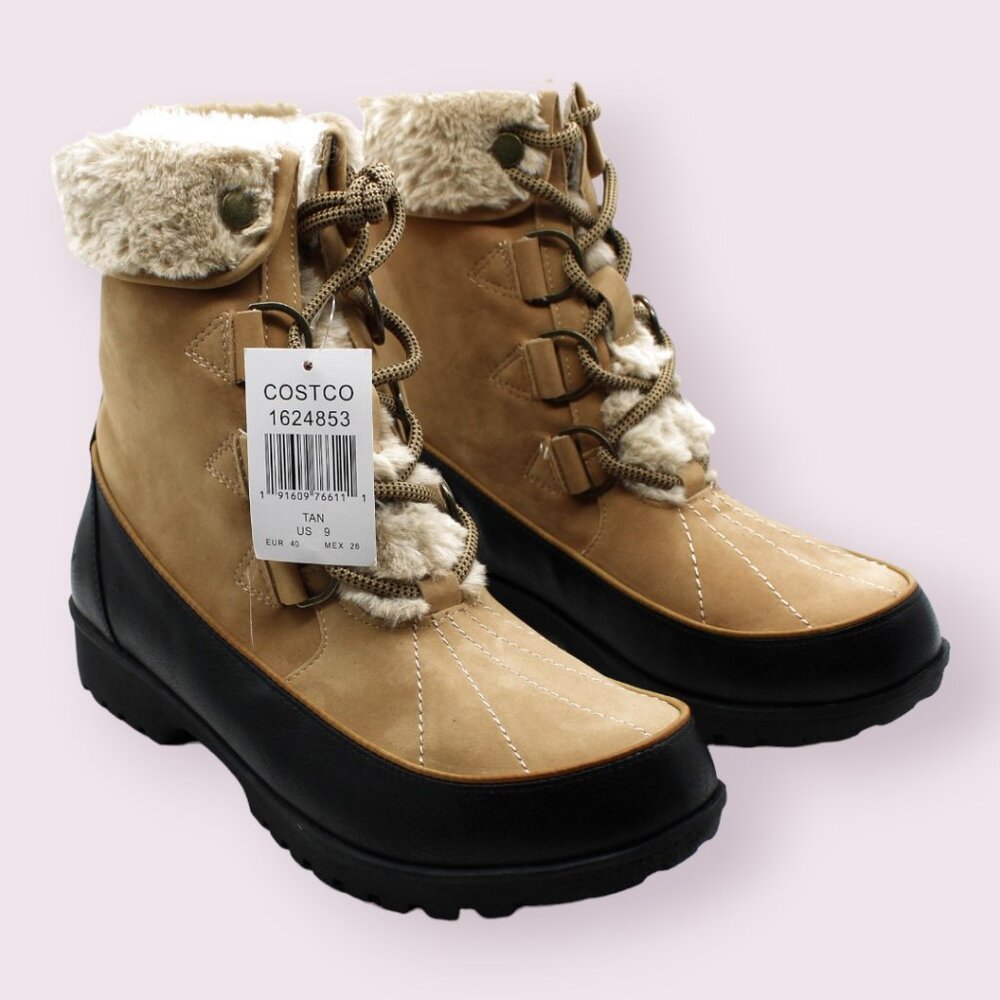 Jbu New Womens Tan Snow Boots